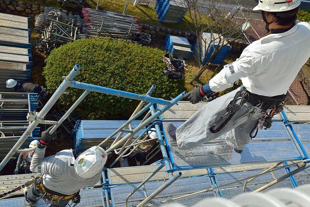 足場の組み立て・解体